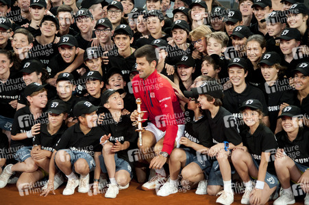 Tennis Match Novak Djokovic vs Andy Murray in Madrid