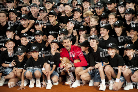 Tennis Match Novak Djokovic vs Andy Murray in Madrid