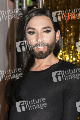 Enthüllung der Wachsfigur von Conchita Wurst in Berlin