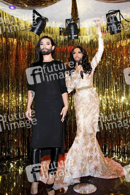 Enthüllung der Wachsfigur von Conchita Wurst in Berlin