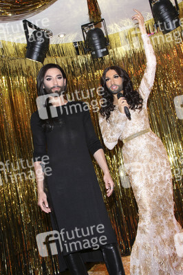 Enthüllung der Wachsfigur von Conchita Wurst in Berlin