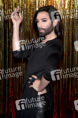 Enthüllung der Wachsfigur von Conchita Wurst in Berlin