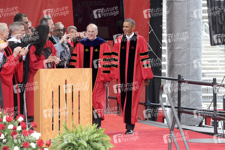 Barack Obama erhält Ehrendoktorwürde in New Brunswick