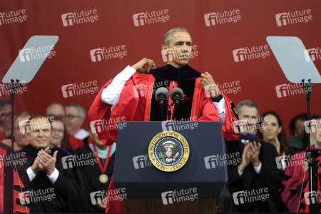Barack Obama erhält Ehrendoktorwürde in New Brunswick