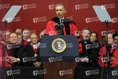 Barack Obama erhält Ehrendoktorwürde in New Brunswick