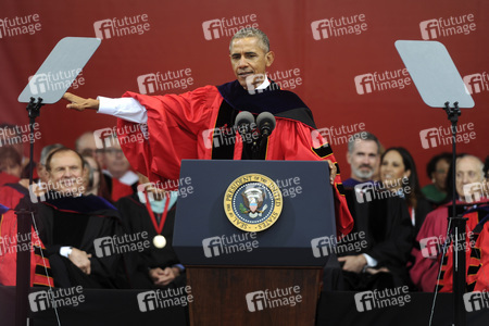 Barack Obama erhält Ehrendoktorwürde in New Brunswick