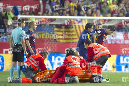 Endspiel FC Barcelona vs FC Sevilla in Madrid