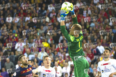 Endspiel FC Barcelona vs FC Sevilla in Madrid
