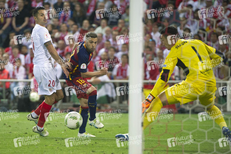 Endspiel FC Barcelona vs FC Sevilla in Madrid