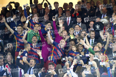 Endspiel FC Barcelona vs FC Sevilla in Madrid