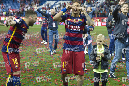 Endspiel FC Barcelona vs FC Sevilla in Madrid