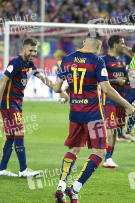 Endspiel FC Barcelona vs FC Sevilla in Madrid