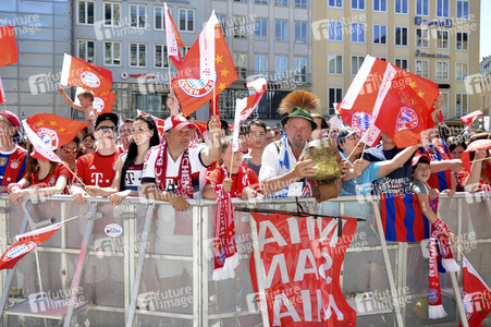 DFB-Pokalfeier des FC Bayern München