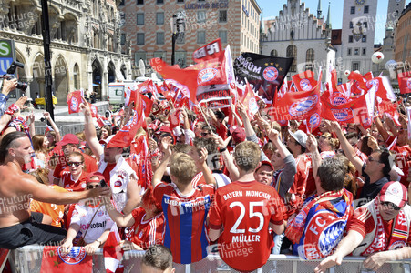 DFB-Pokalfeier des FC Bayern München