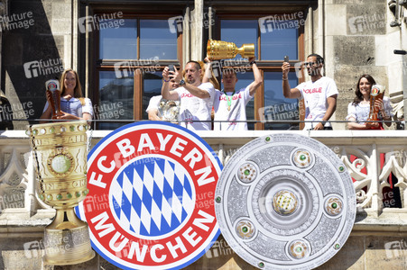 DFB-Pokalfeier des FC Bayern München