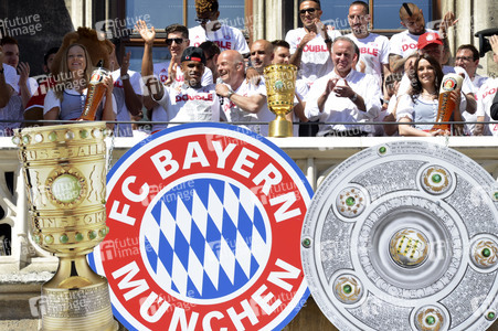 DFB-Pokalfeier des FC Bayern München