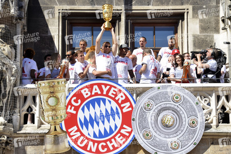 DFB-Pokalfeier des FC Bayern München