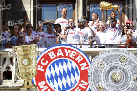 DFB-Pokalfeier des FC Bayern München