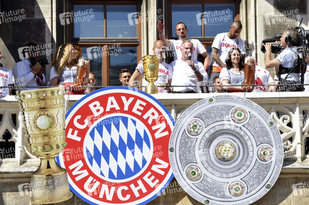 DFB-Pokalfeier des FC Bayern München