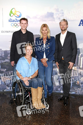 Fototermin mit den Moderatoren der XXXI. Olympischen Spiele in Hamburg