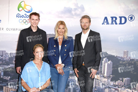 Fototermin mit den Moderatoren der XXXI. Olympischen Spiele in Hamburg