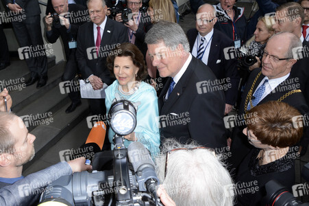 Königin Silvia von Schweden in Mönchengladbach