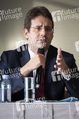 Pressekonferenz mit Matthias Fekl in Hongkong