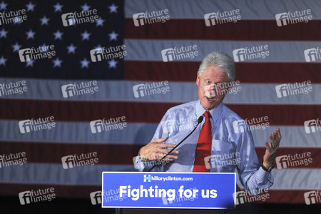 Wahlkampfrede von Bill Clinton in Edison