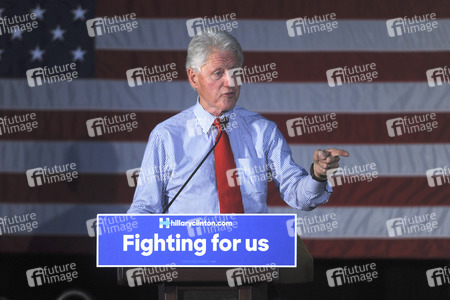 Wahlkampfrede von Bill Clinton in Edison