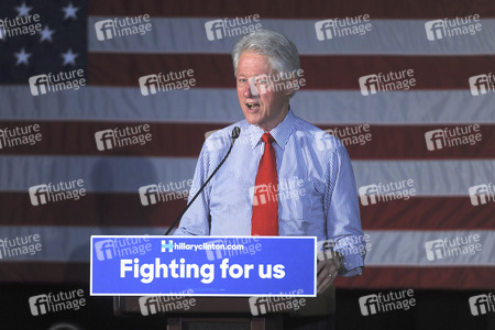 Wahlkampfrede von Bill Clinton in Edison