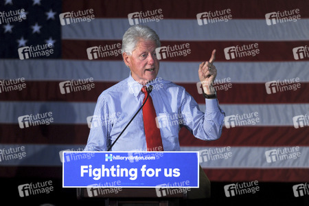 Wahlkampfrede von Bill Clinton in Edison