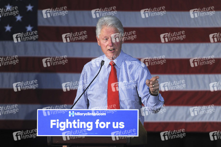 Wahlkampfrede von Bill Clinton in Edison