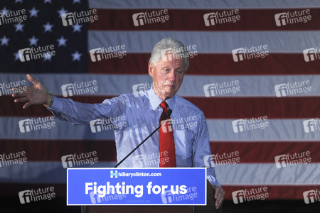Wahlkampfrede von Bill Clinton in Edison