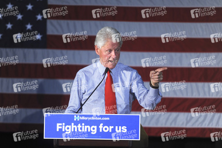 Wahlkampfrede von Bill Clinton in Edison