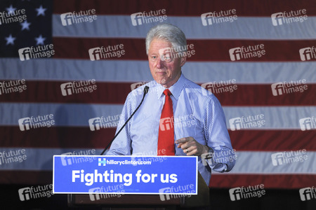 Wahlkampfrede von Bill Clinton in Edison