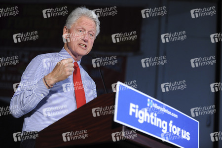 Wahlkampfrede von Bill Clinton in Edison