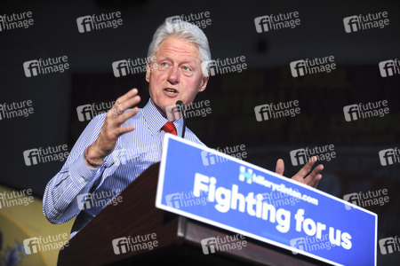 Wahlkampfrede von Bill Clinton in Edison