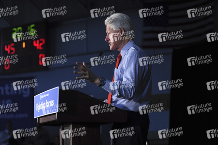 Wahlkampfrede von Bill Clinton in Edison
