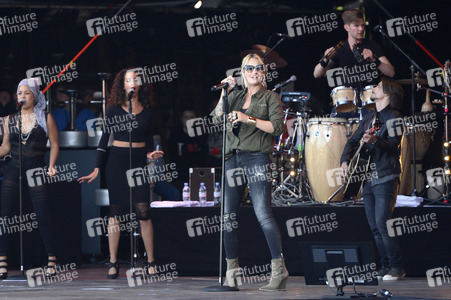 Plazafestival auf der Expo Plaza. Hannover