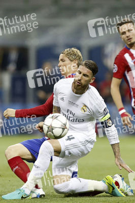 UEFA Champions League Final Match Real Madrid vs Atlético Madrid in Mailand