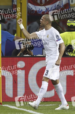UEFA Champions League Final Match Real Madrid vs Atlético Madrid in Mailand