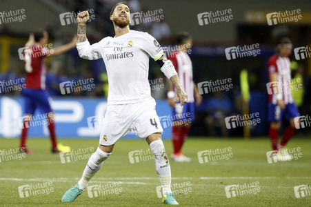 UEFA Champions League Final Match Real Madrid vs Atlético Madrid in Mailand
