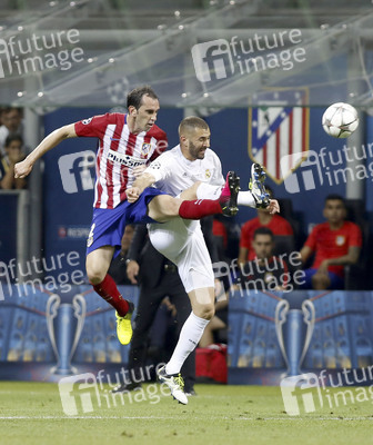 UEFA Champions League Final Match Real Madrid vs Atlético Madrid in Mailand