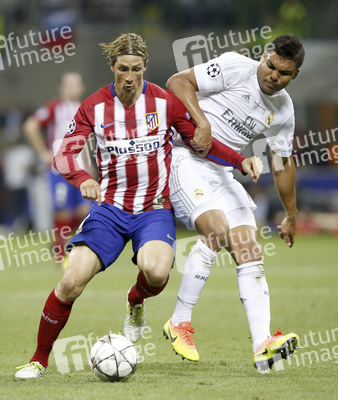 UEFA Champions League Final Match Real Madrid vs Atlético Madrid in Mailand