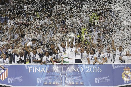 UEFA Champions League Final Match Real Madrid vs Atlético Madrid in Mailand