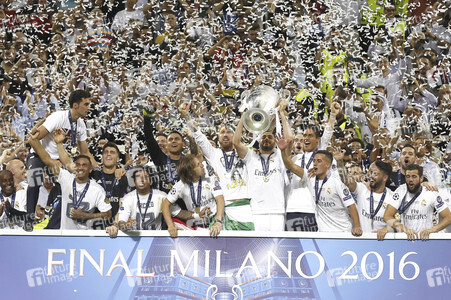 UEFA Champions League Final Match Real Madrid vs Atlético Madrid in Mailand