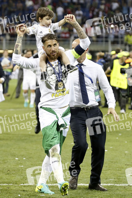 UEFA Champions League Final Match Real Madrid vs Atlético Madrid in Mailand