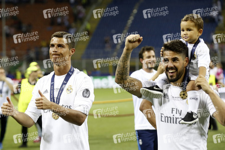 UEFA Champions League Final Match Real Madrid vs Atlético Madrid in Mailand