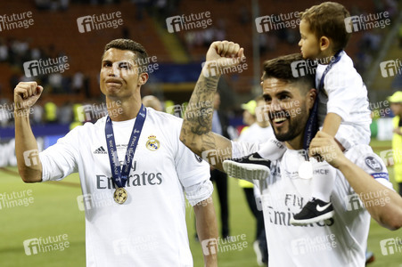 UEFA Champions League Final Match Real Madrid vs Atlético Madrid in Mailand