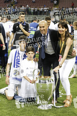 UEFA Champions League Final Match Real Madrid vs Atlético Madrid in Mailand